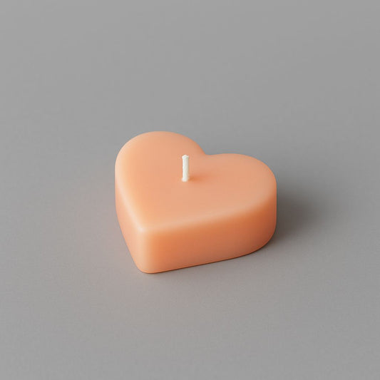 Heart Candles - Set of 3 Pieces